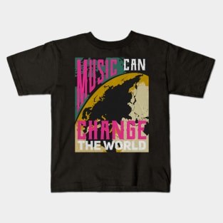 Music can change the world Kids T-Shirt